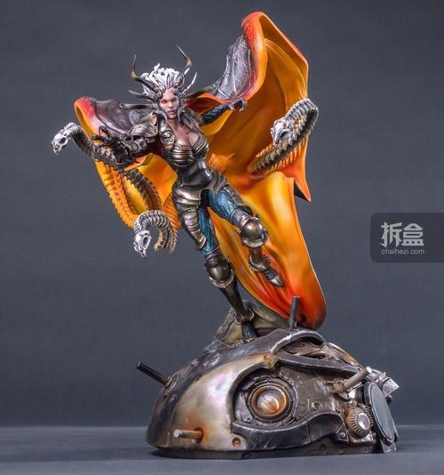 幻世奇观画集 azzar'hi 材质:树脂 比例:1/7 高度:50cm 宽度:40cm
